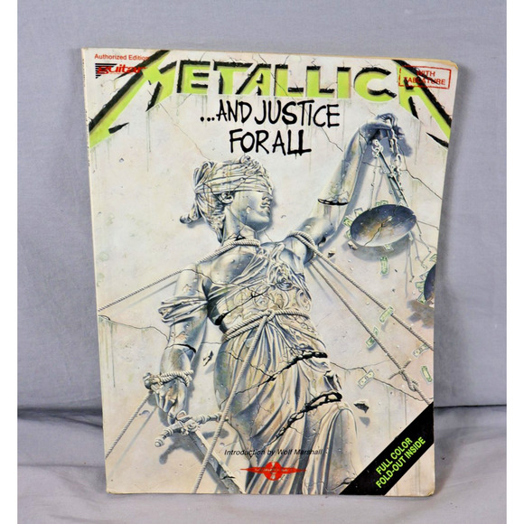 Other - Vintage 1989 Metallica And Justice For All Guitar Tab Songbook Full Album